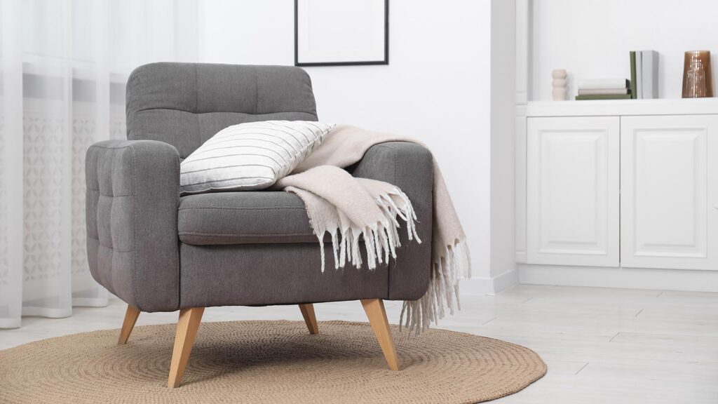 woonkamer zonder banken