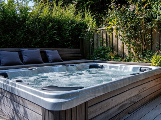 jacuzzi in tuin